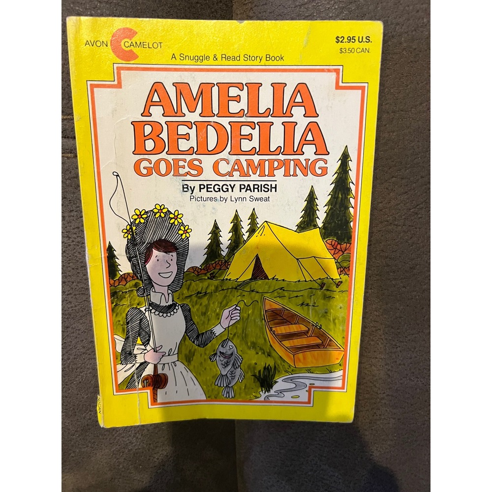 Amelia Bedelia Goes Camping Peggy Parish Vintage Paperback Childrens Book